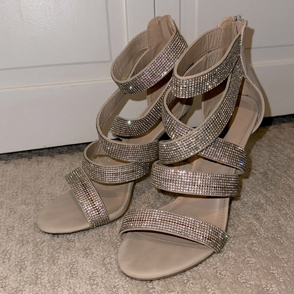 BLING Nude Heels